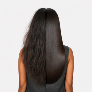 Sleek, Straighter Hair